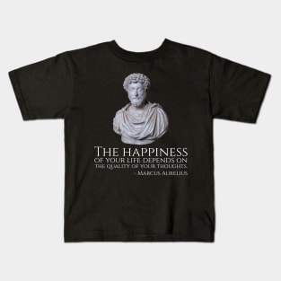 Emperor Marcus Aurelius Stoic Quote - Ancient Rome Stoicism Quote Kids T-Shirt